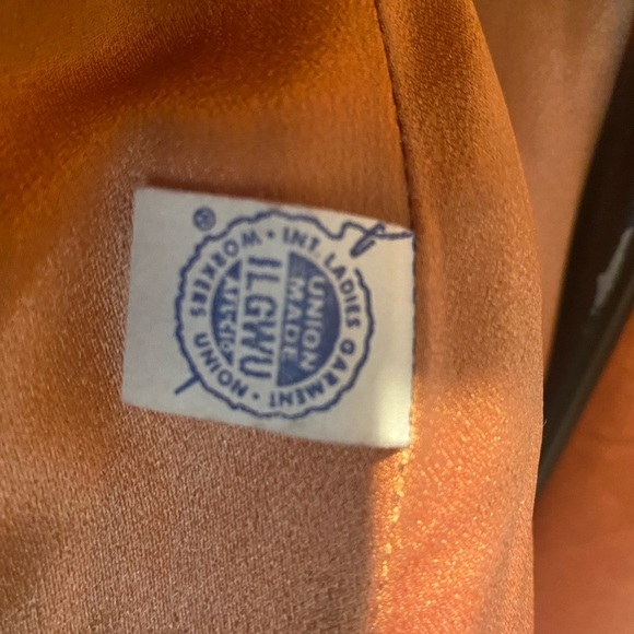 Vintage Berona tan beige swing Wool coat with white mink collar estimated sz M/L - Picture 10 of 17